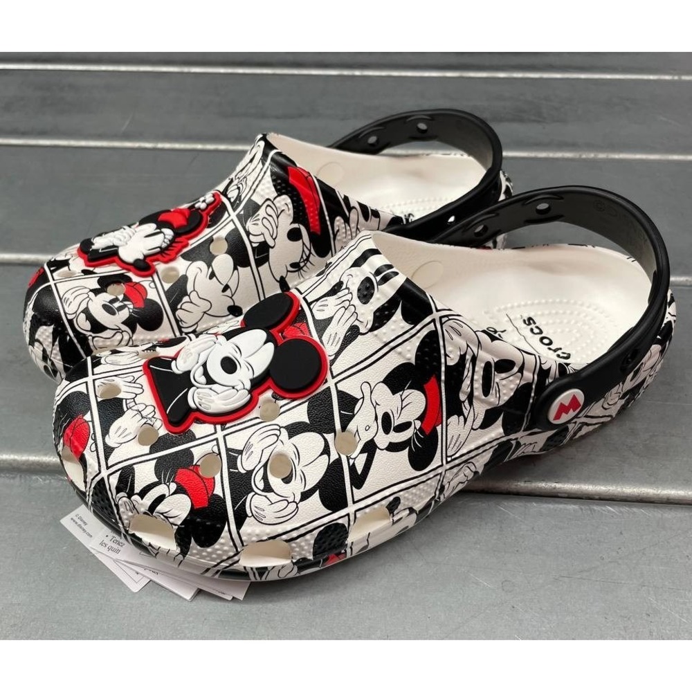 Crocs Mickey And Minnie Classic Clog Womens 8 Mickey Minnie Mouse Sandals